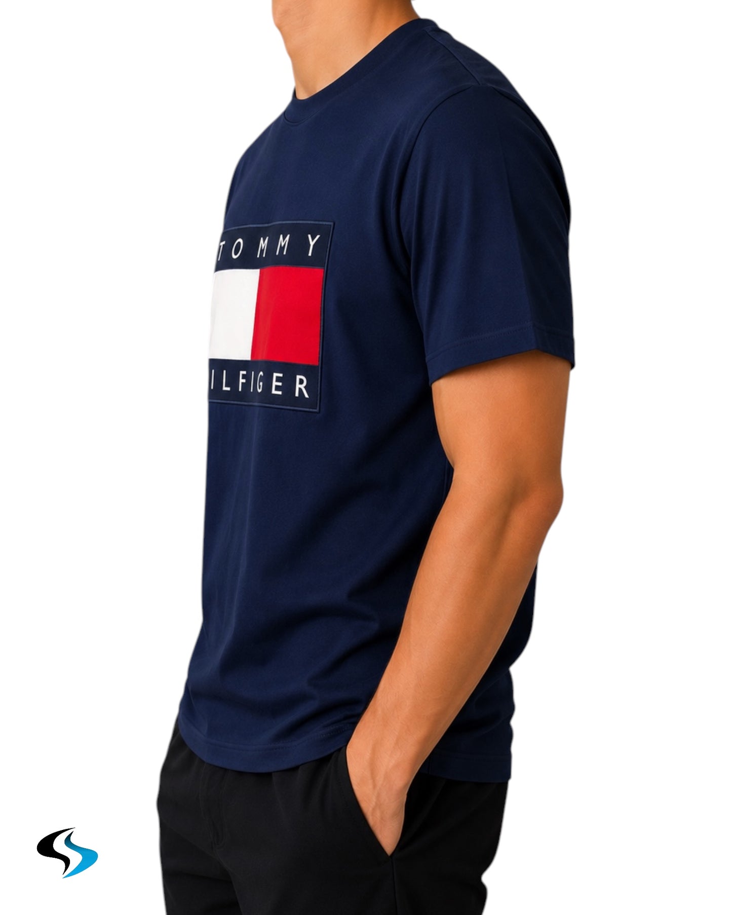 Playera Tommy Hilfiger RD Azul Marino