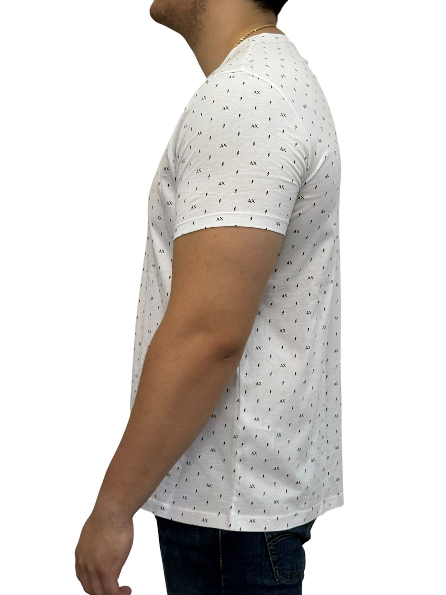 Playera Armani Exchange RD Blanca