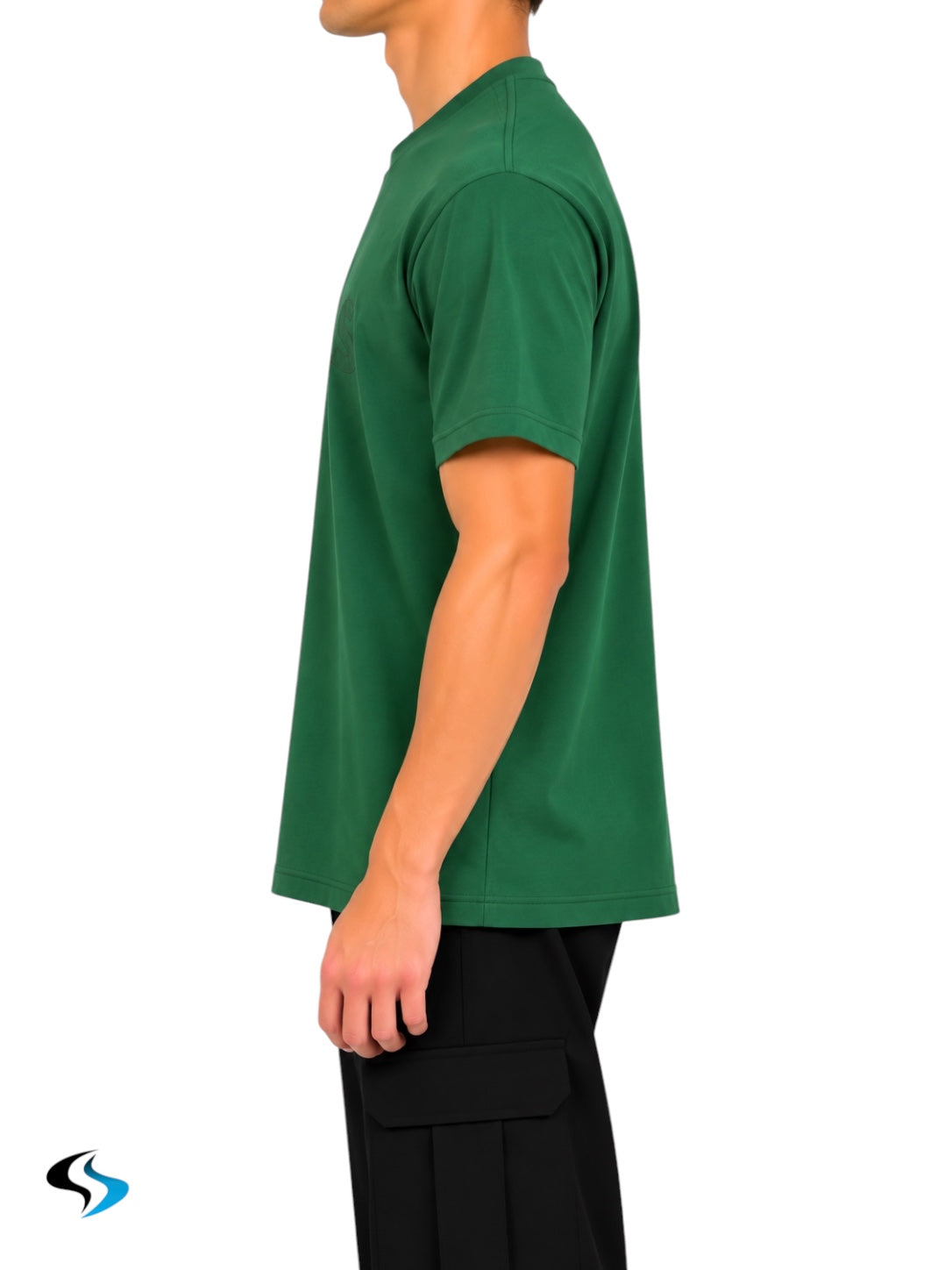 Playera Boss Te_logotexture Verde