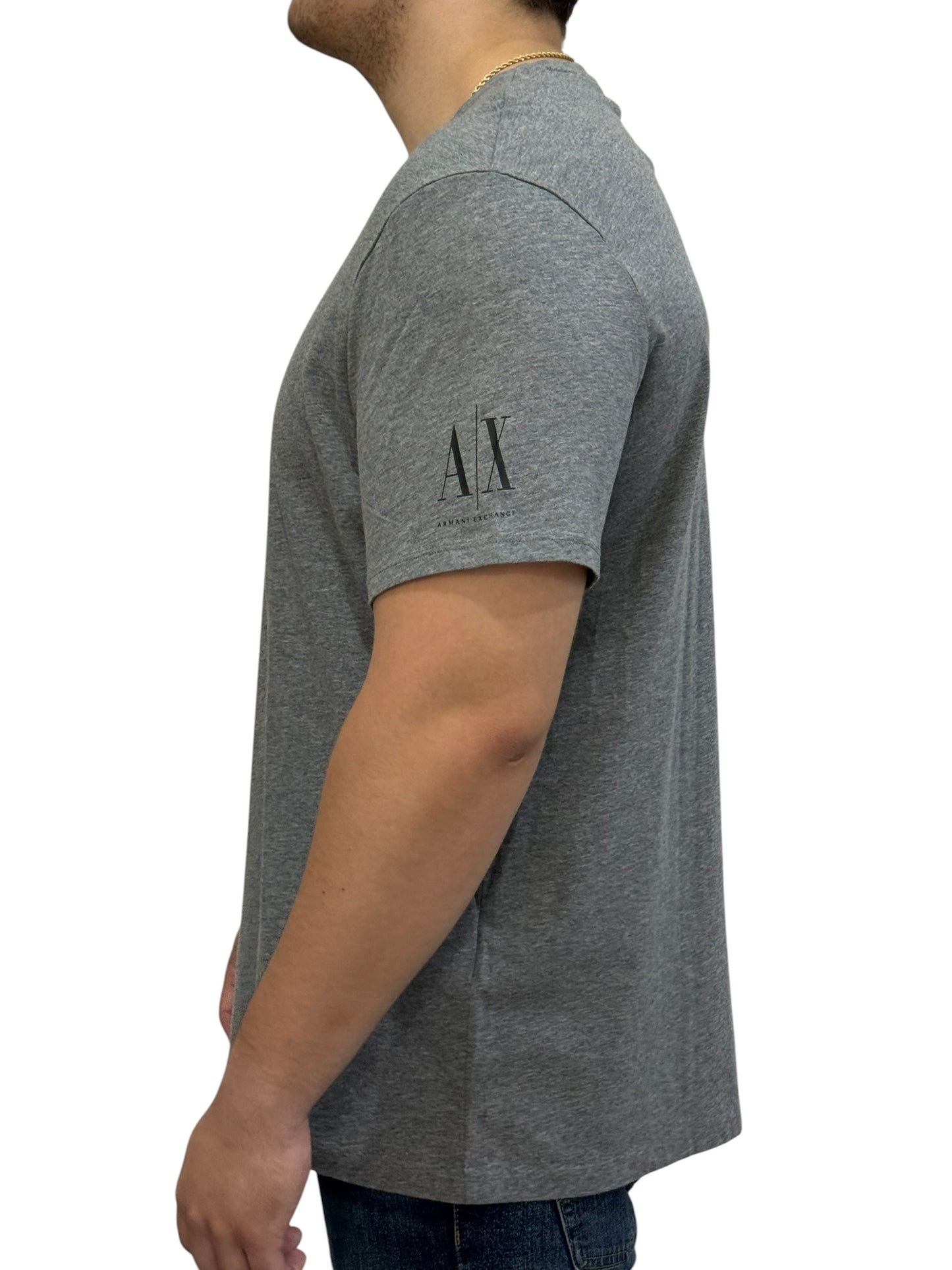 Playera Armani Exchange RD Gris