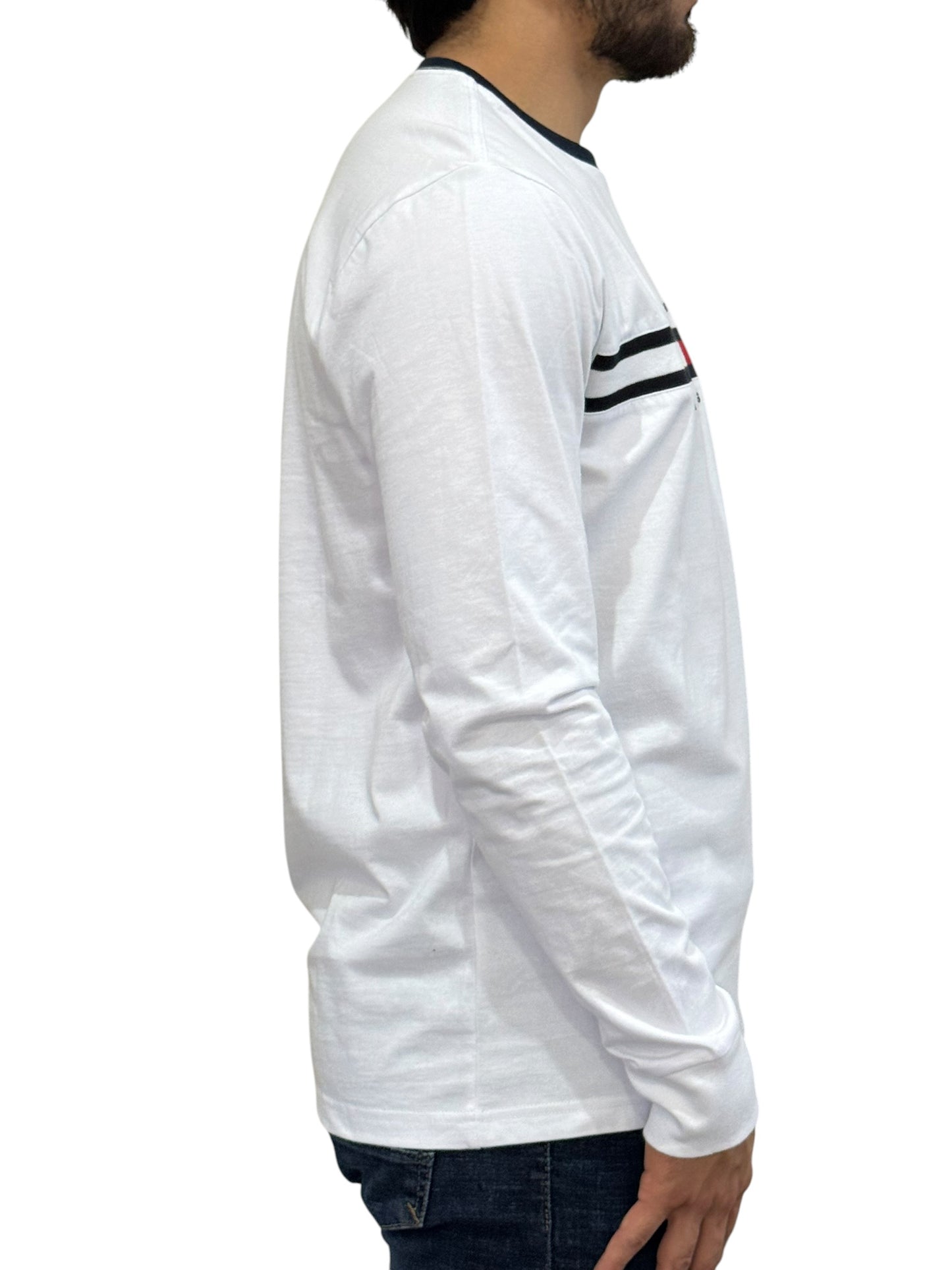 Playera Tommy Hilfiger ML Blanca