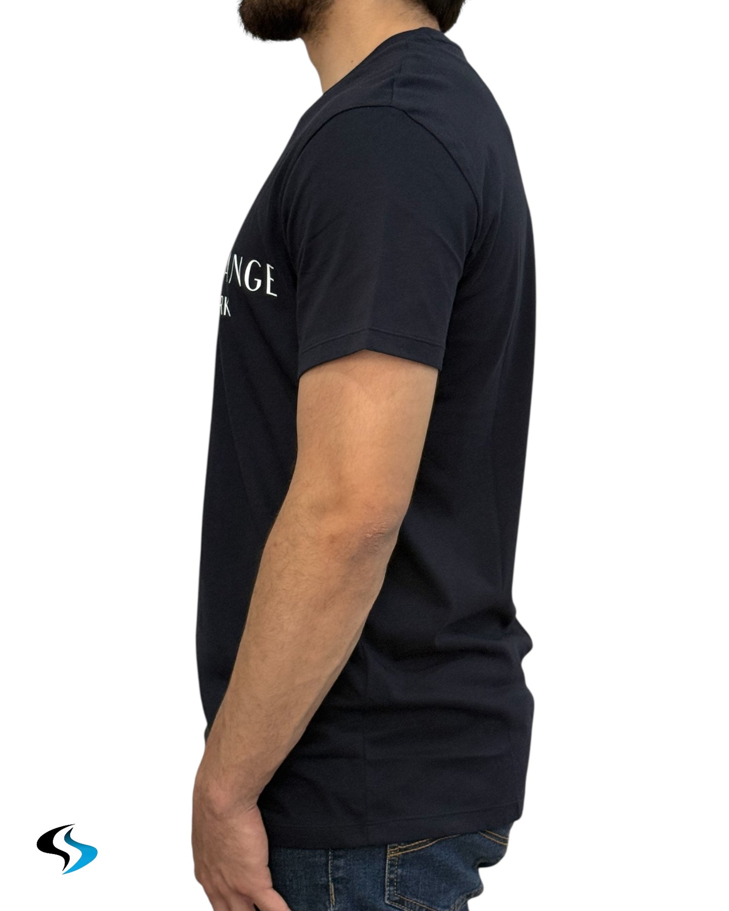 Playera Armani Exchange RD Azul Marino