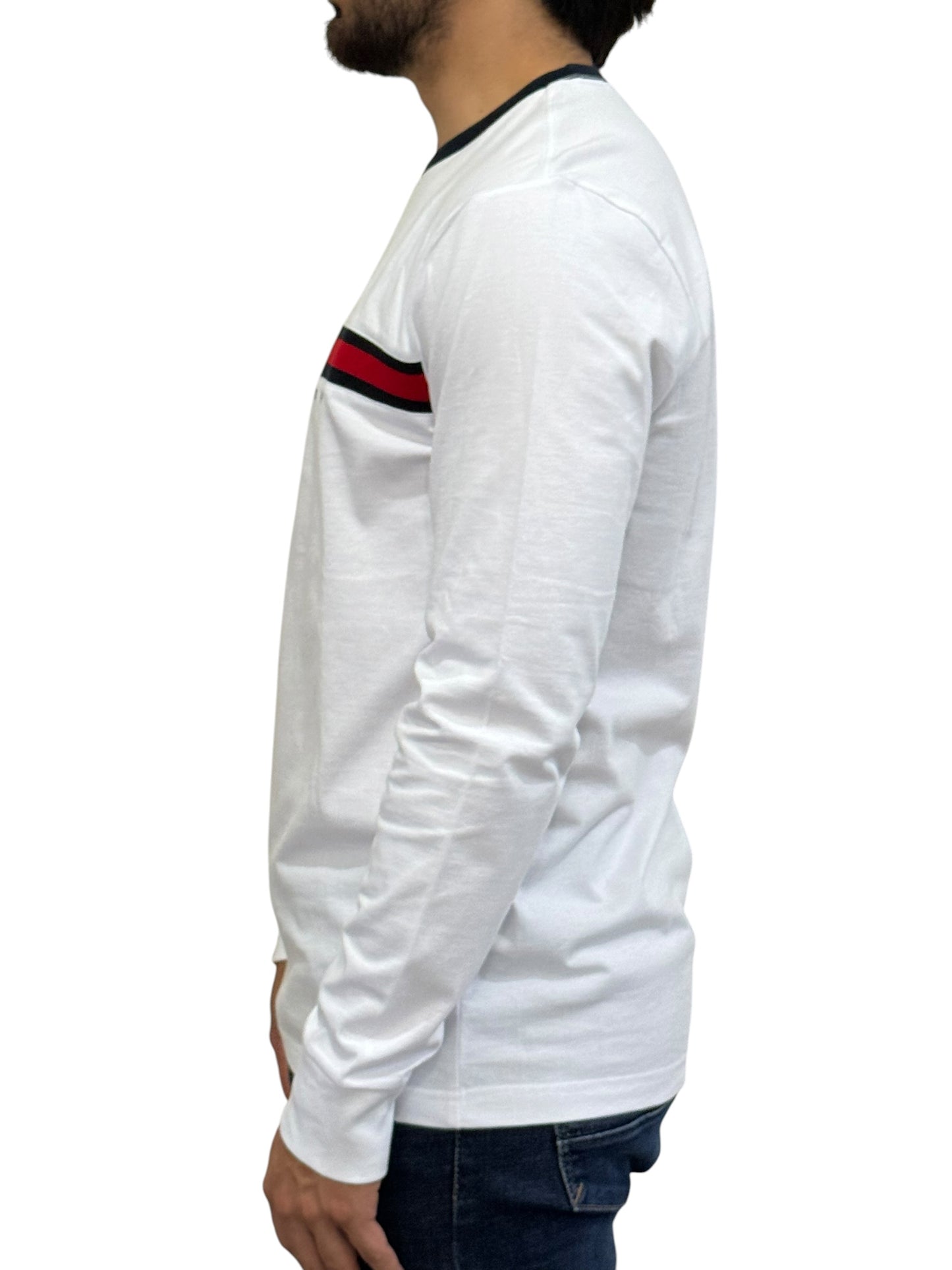 Playera Tommy Hilfiger ML Blanca
