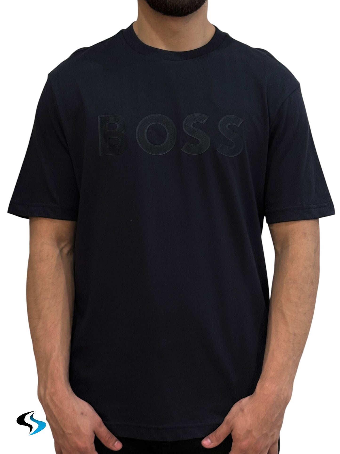 Playera Boss TS_Structure Logo Azul