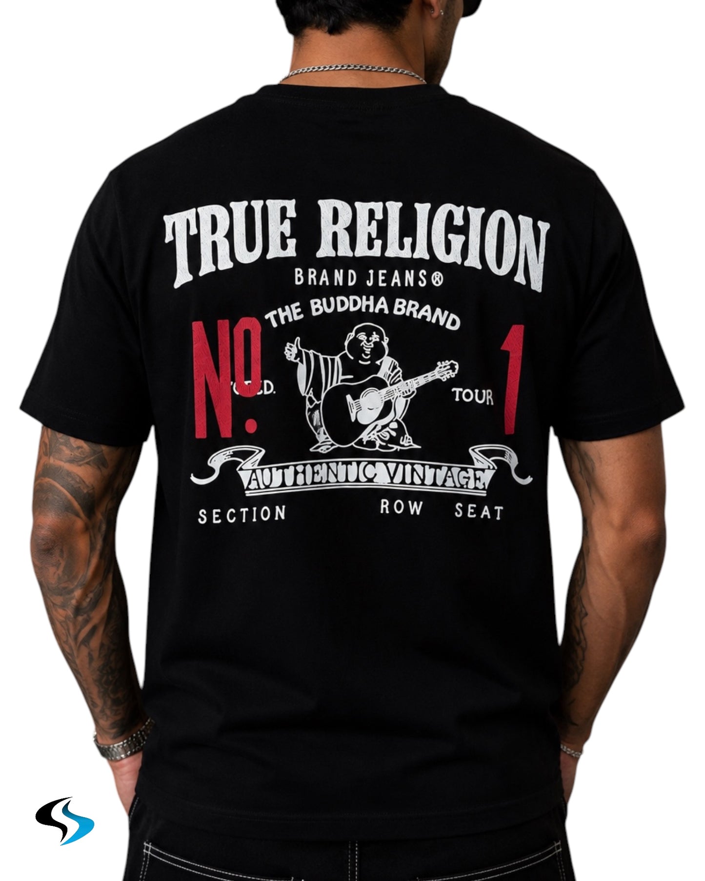 Playera True Religión Ss Black