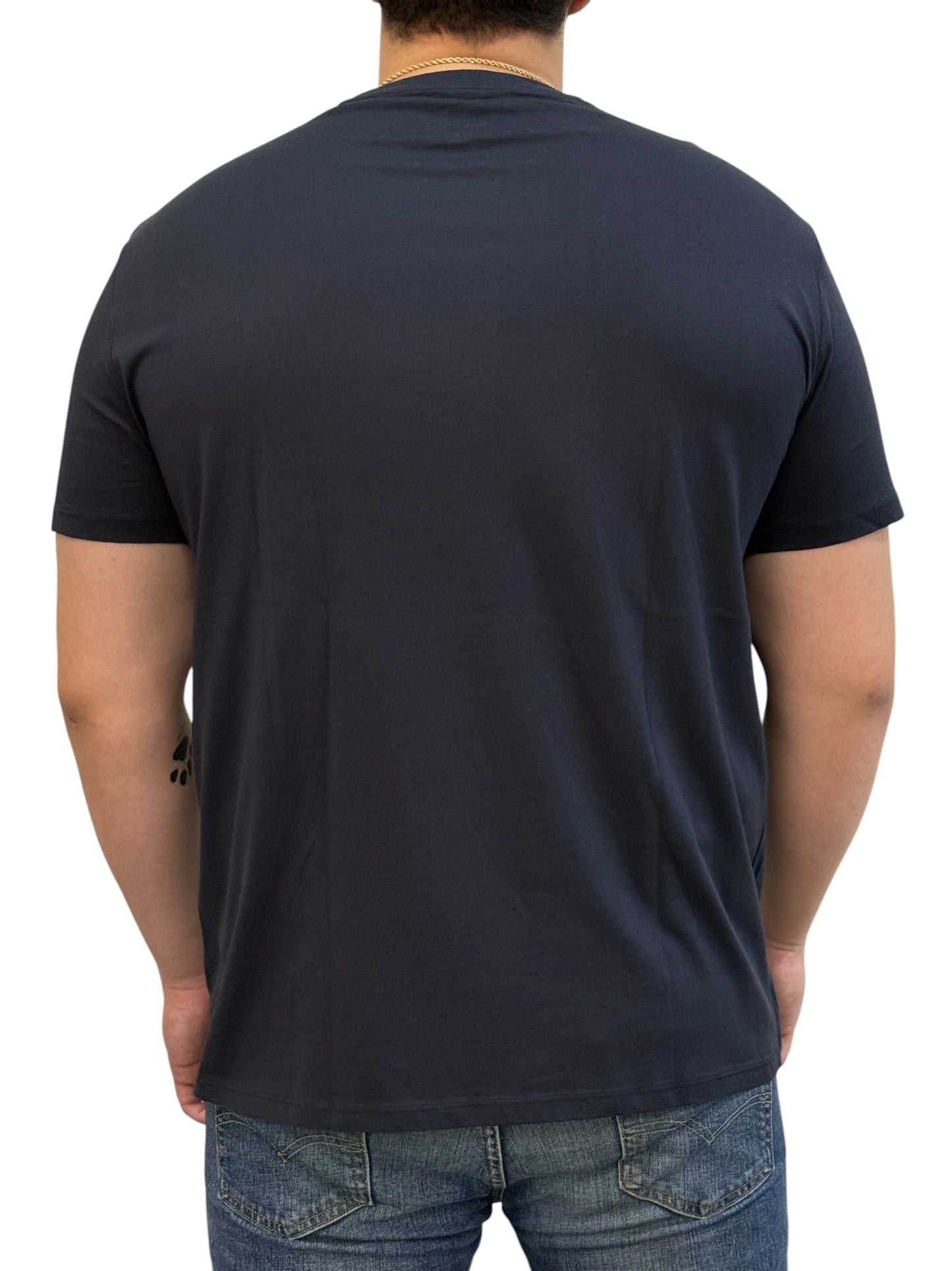 Playera Armani Exchange RD Azul Marino