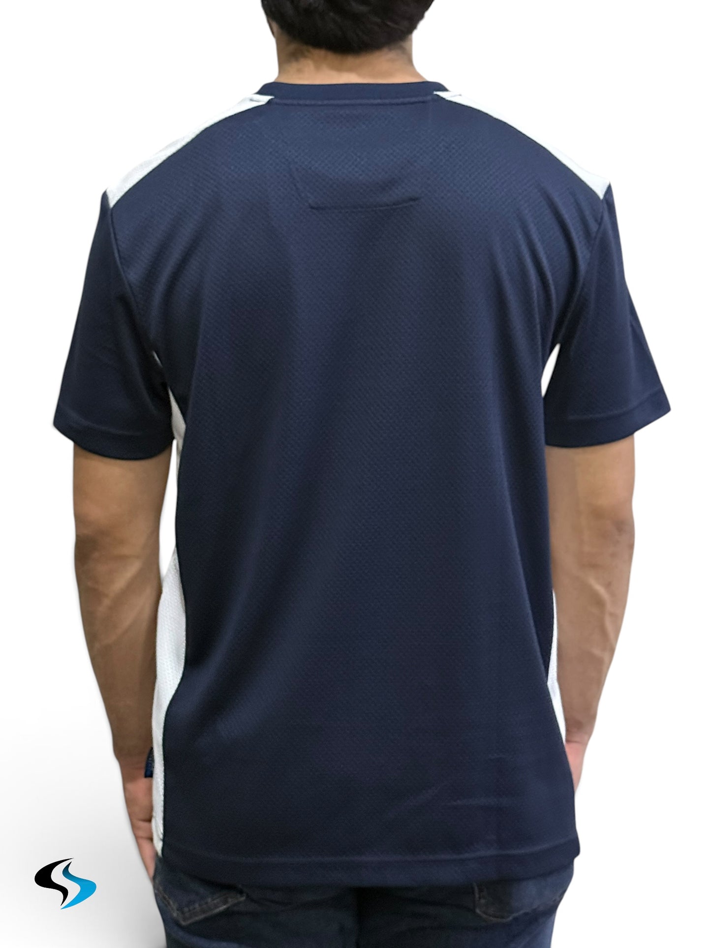 Playera Náutica Azul/Blanco RD