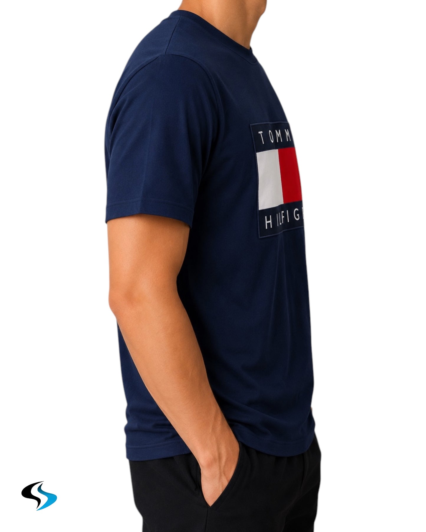 Playera Tommy Hilfiger RD Azul Marino