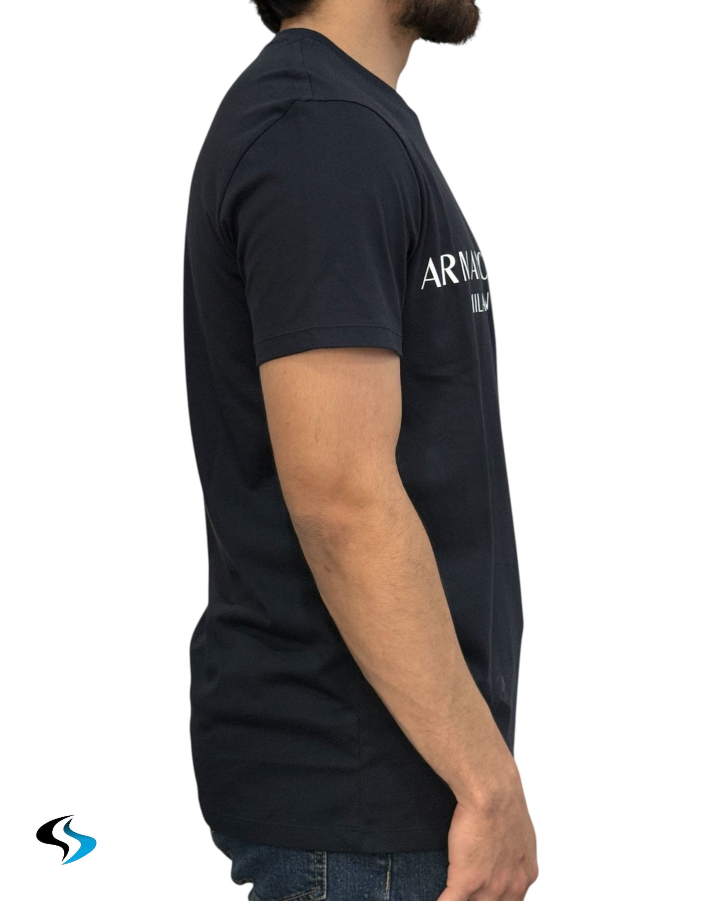 Playera Armani Exchange RD Azul Marino