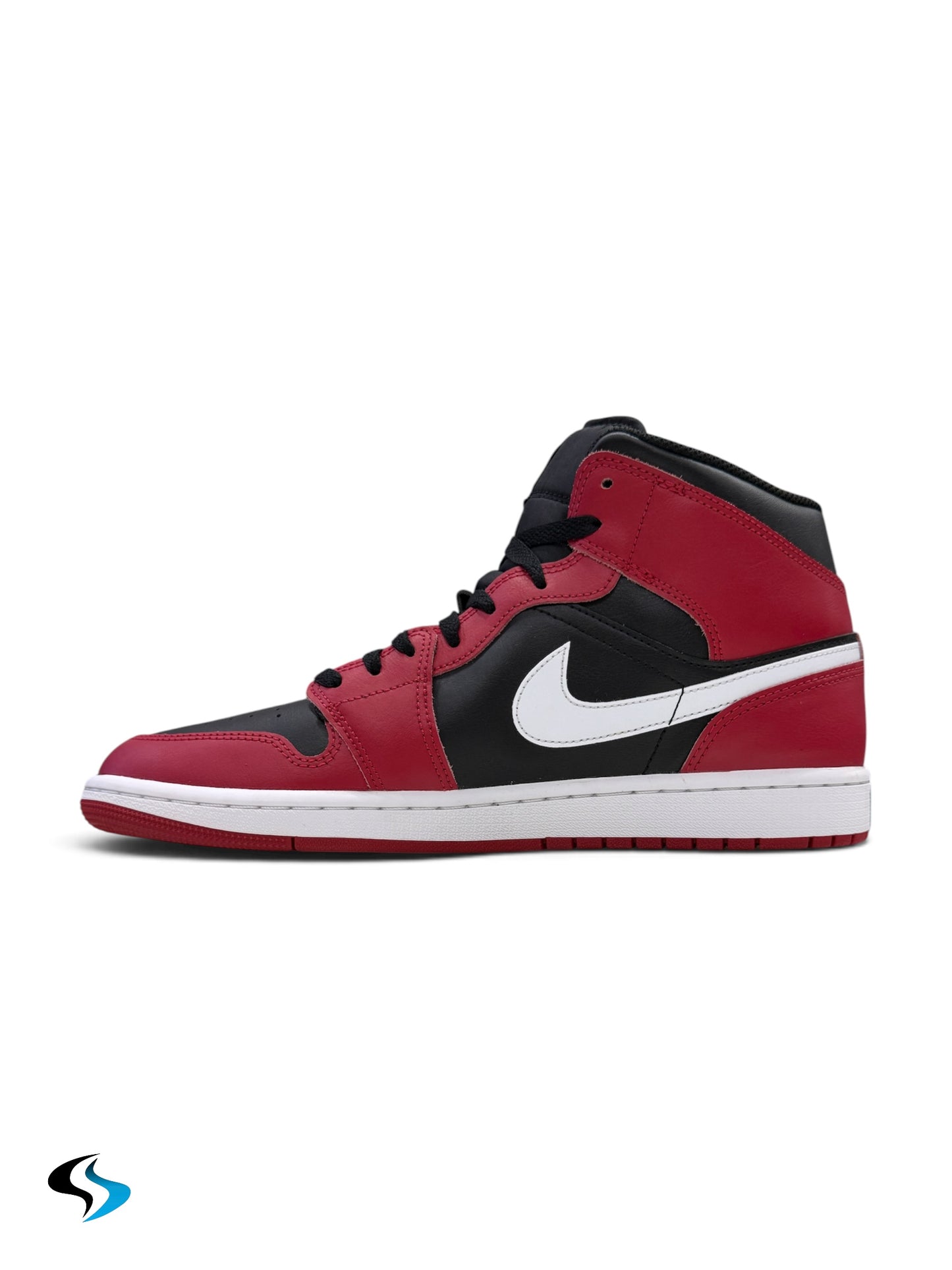 Tenis Air Jordan 1 Mid Red Black White