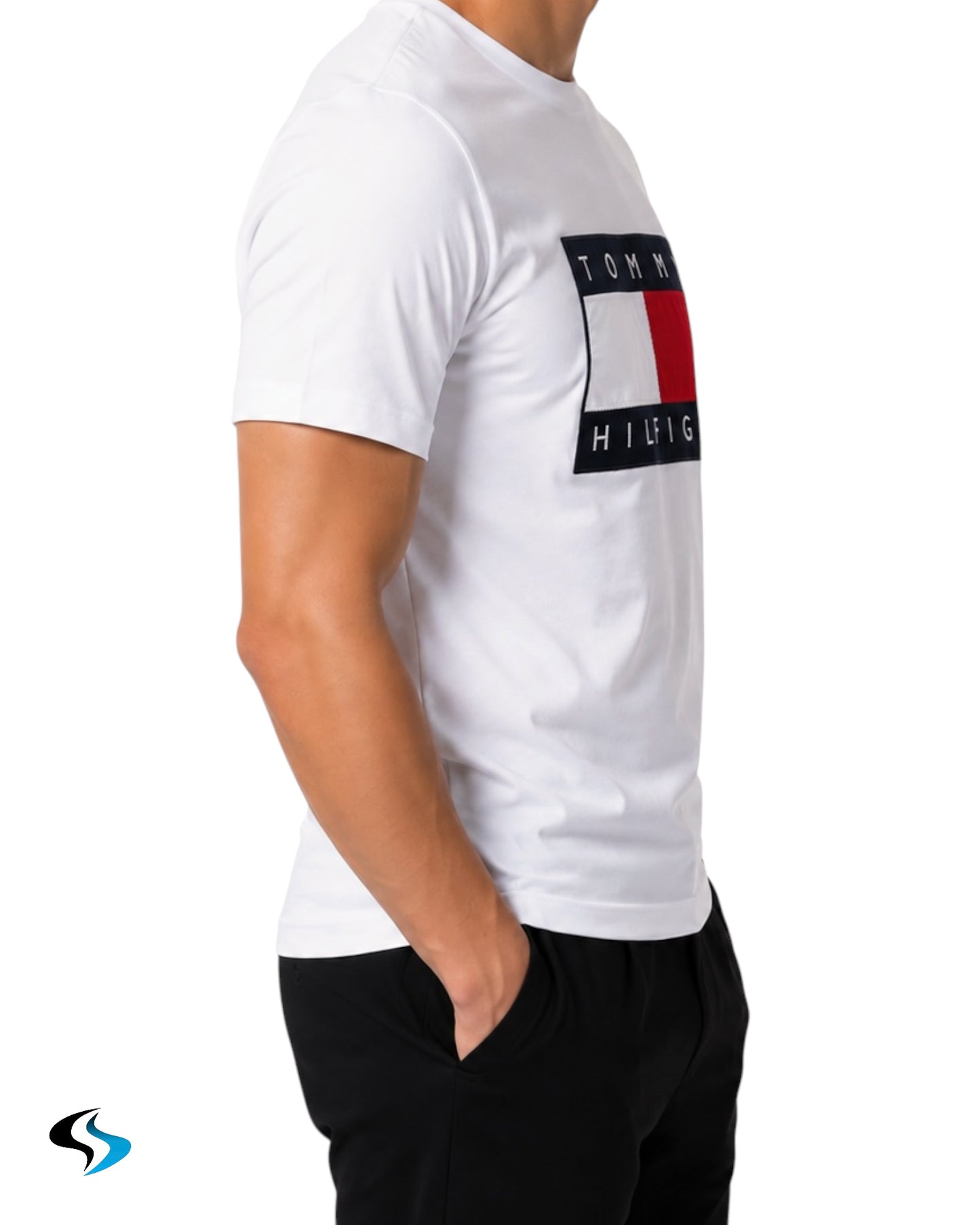 Playera Tommy Hilfiger RD Blanca