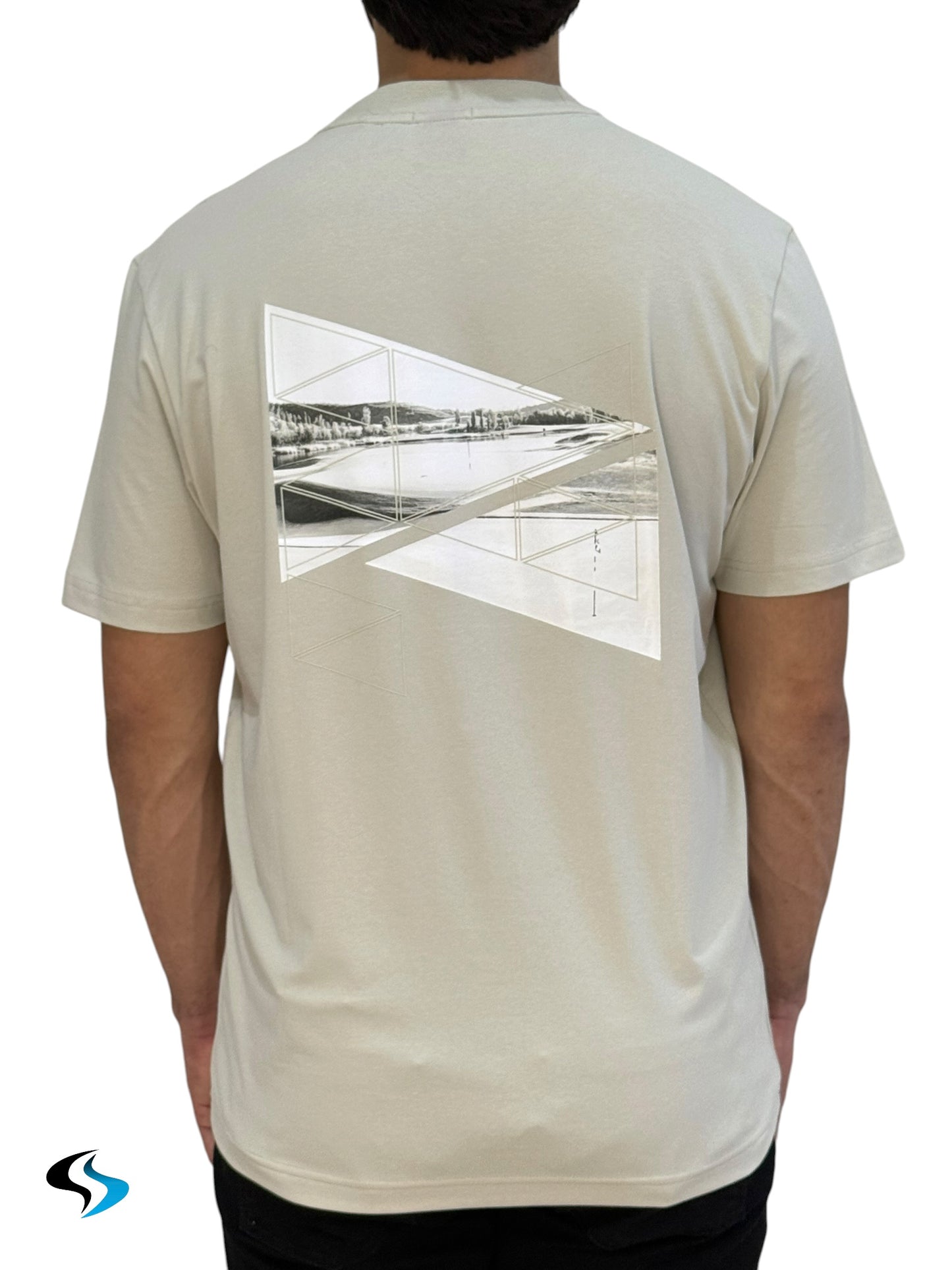 Playera Boss Network Photo Beige