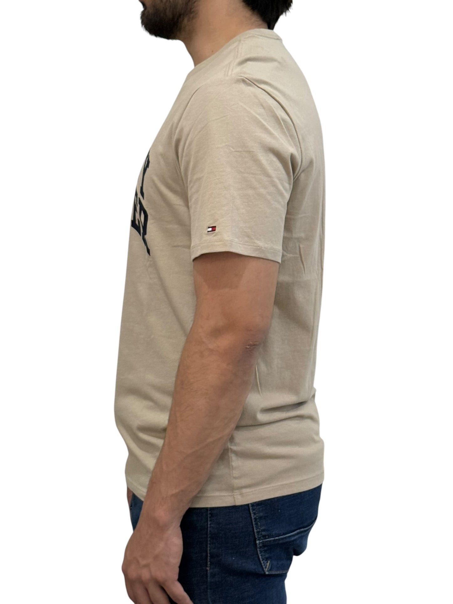 Playera Tommy Hilfiger RD Beige