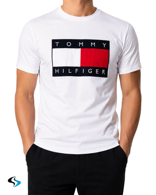 Playera Tommy Hilfiger RD Blanca