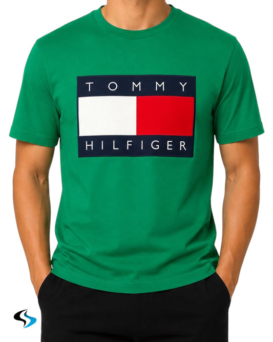 Playera Tommy Hilfiger RD Verde
