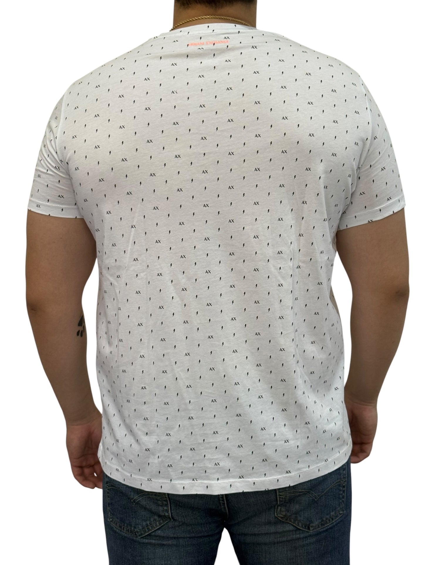 Playera Armani Exchange RD Blanca