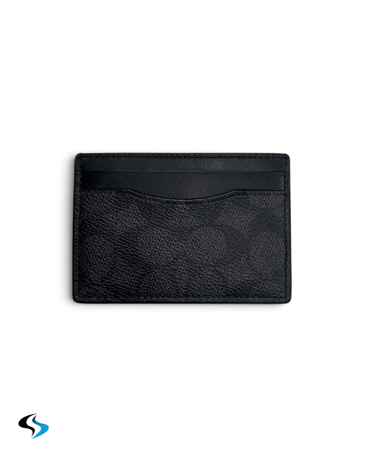 Tarjetero Coach QB/ Charcoal/ Black