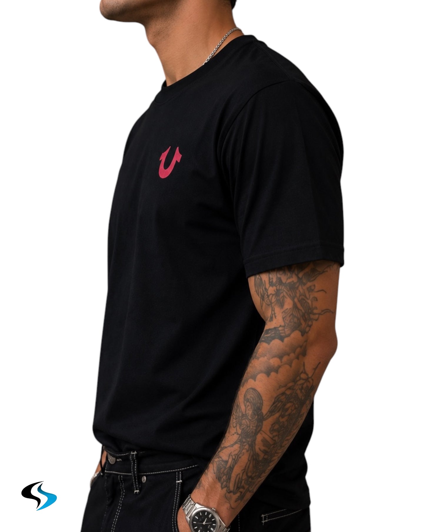 Playera True Religión Ss Black