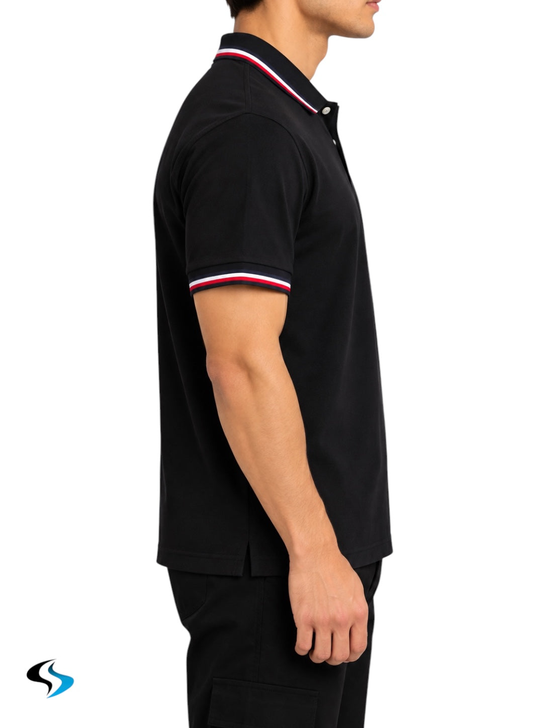 Playera Tommy Hilfiger TP Negra