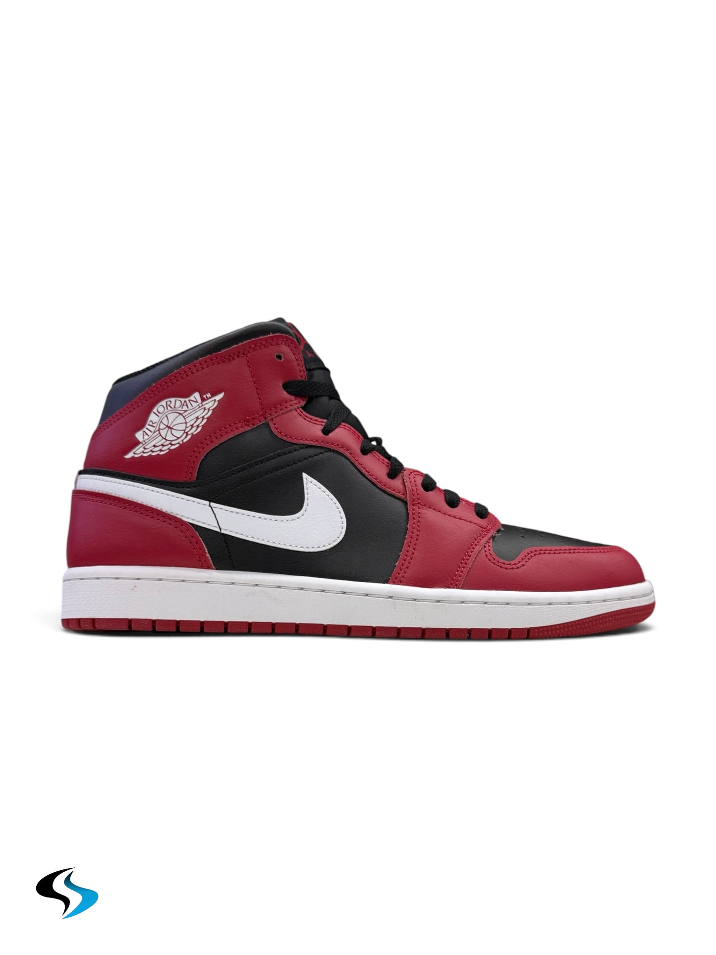 Tenis Air Jordan 1 Mid Red Black White