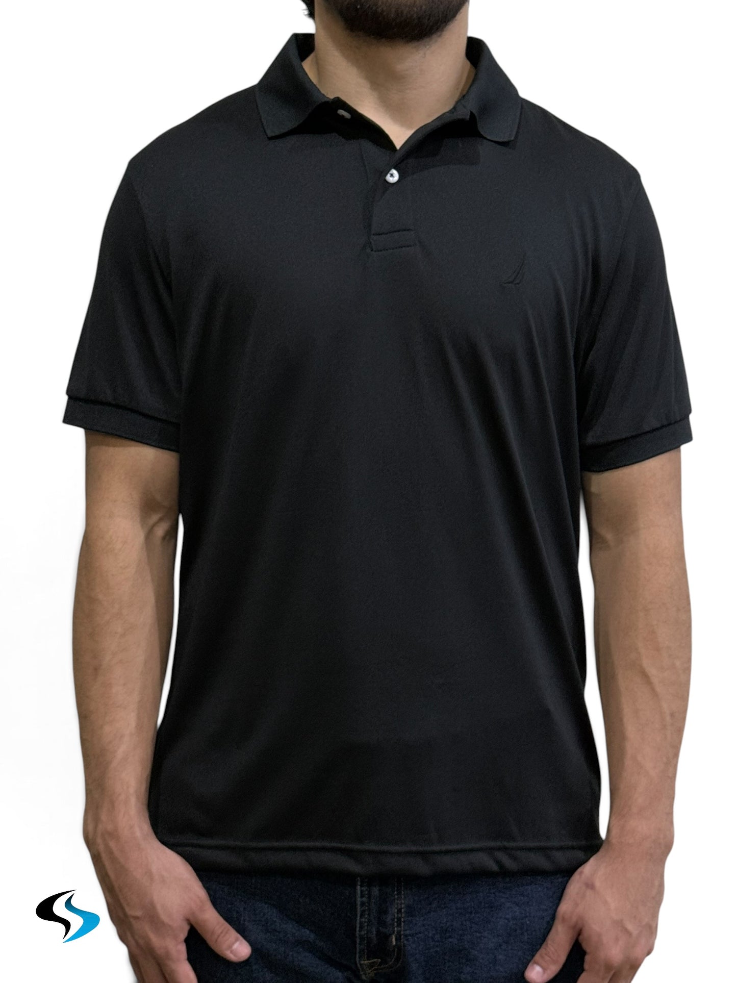 Playera Náutica Negra TP