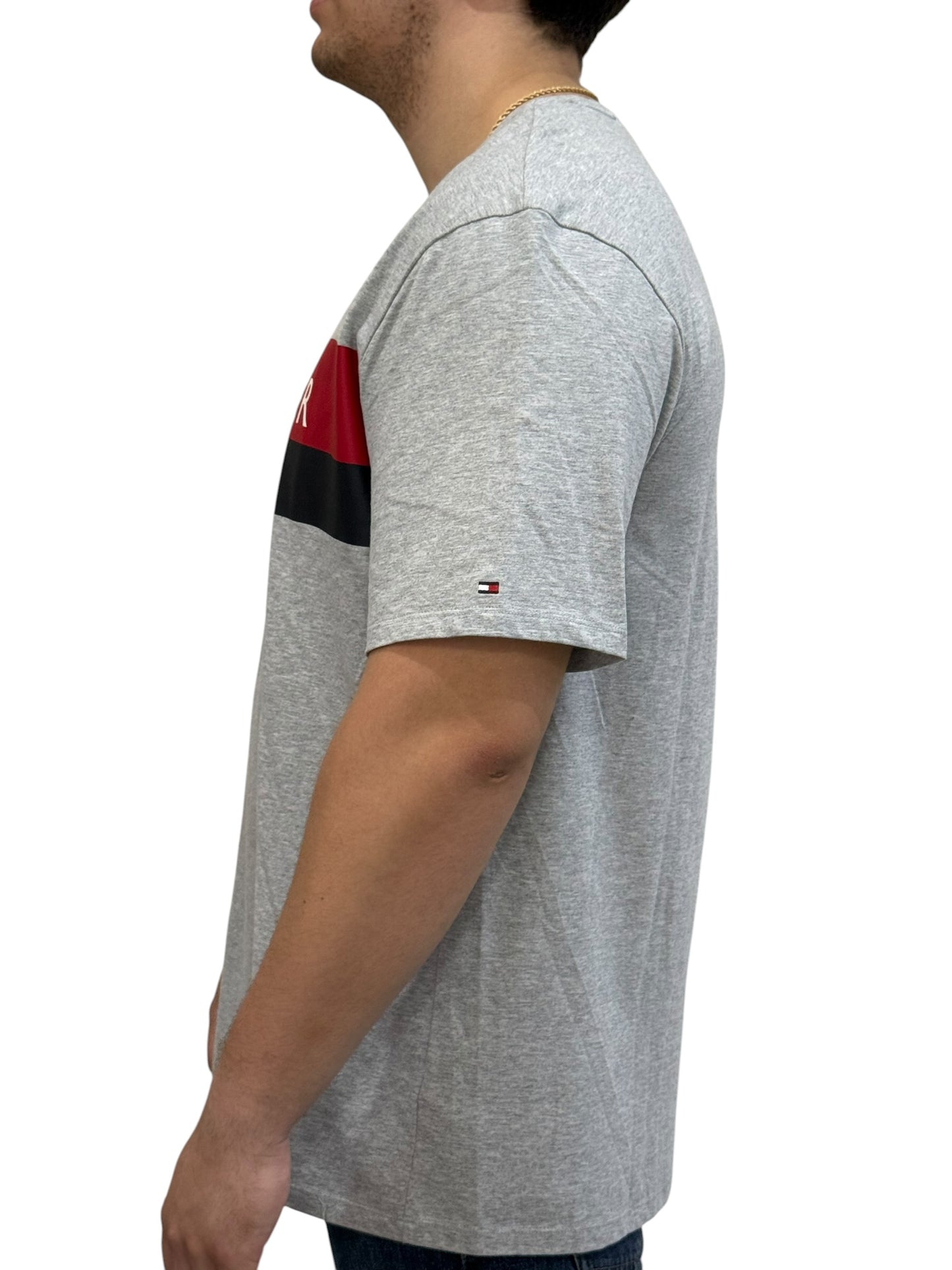 Playera Tommy Hilfiger RD Gris