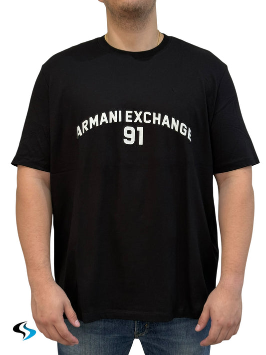 Playera Armani Exchange RD negra