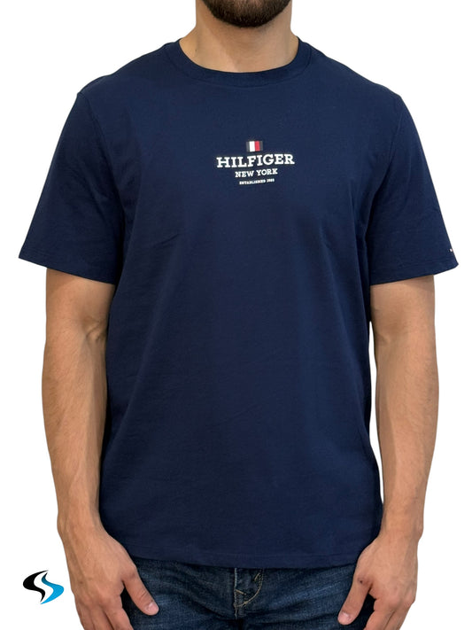 Playera Tommy Hilfiger RD Azul