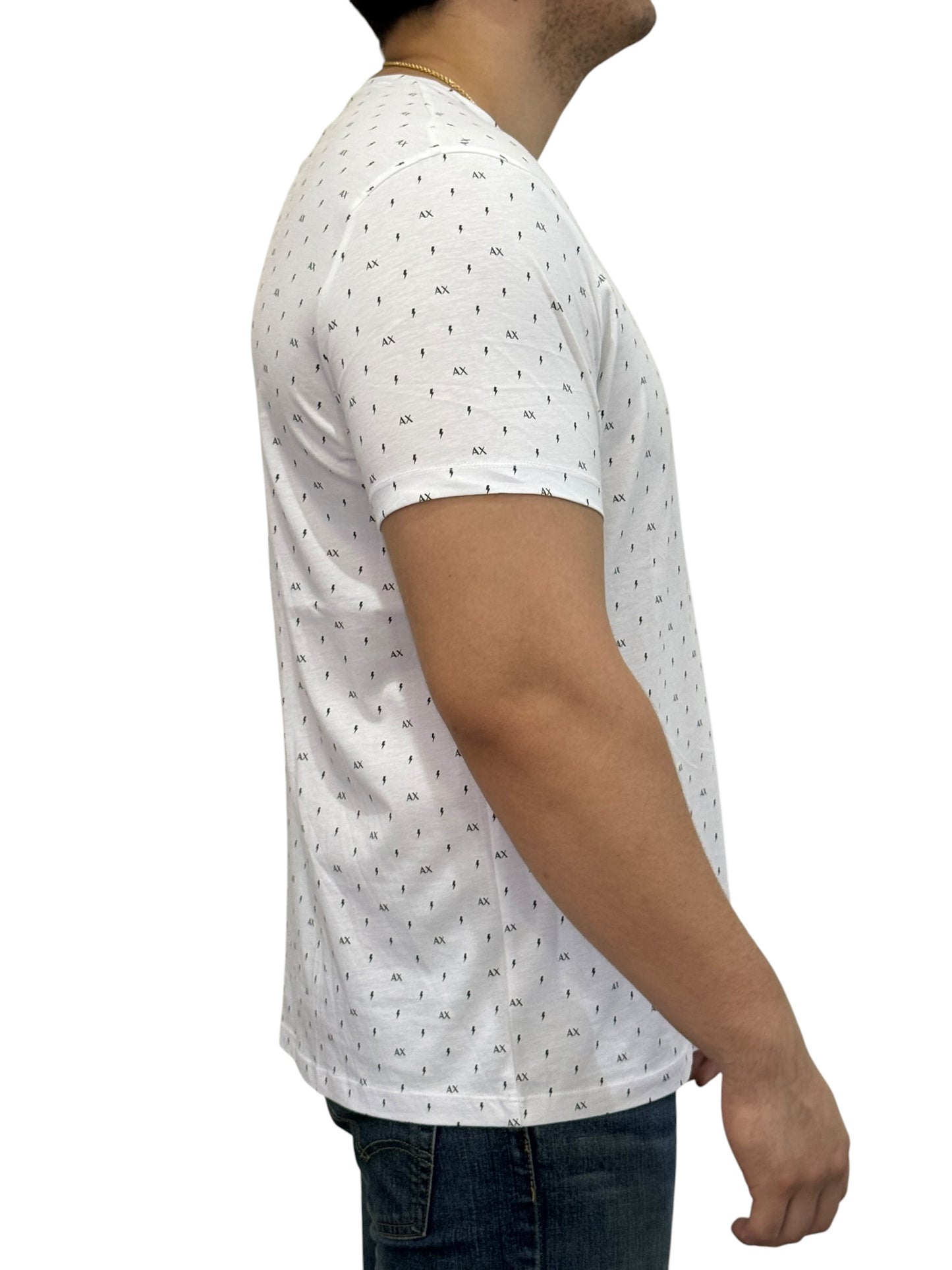 Playera Armani Exchange RD Blanca