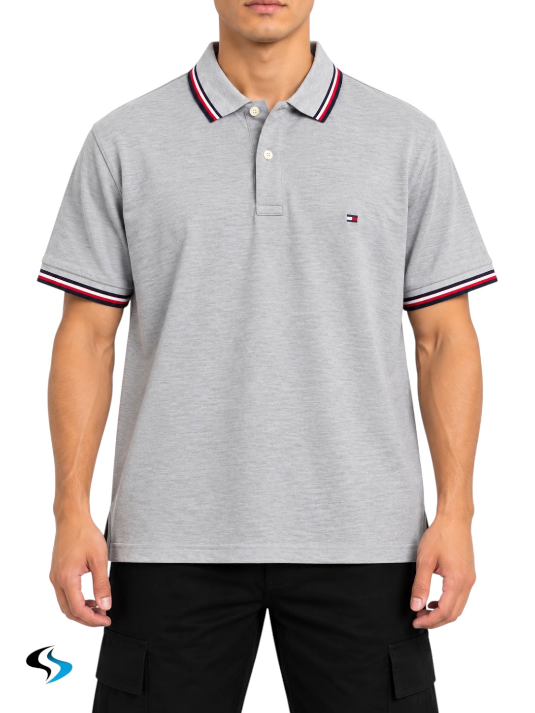 Playera Tommy Hilfiger TP Gris