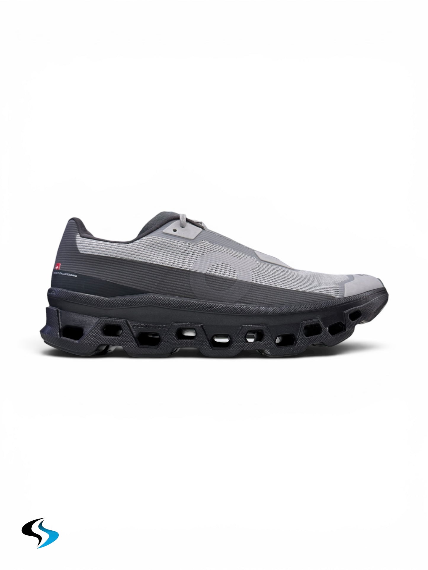 On Cloudmonster Void gris/negro