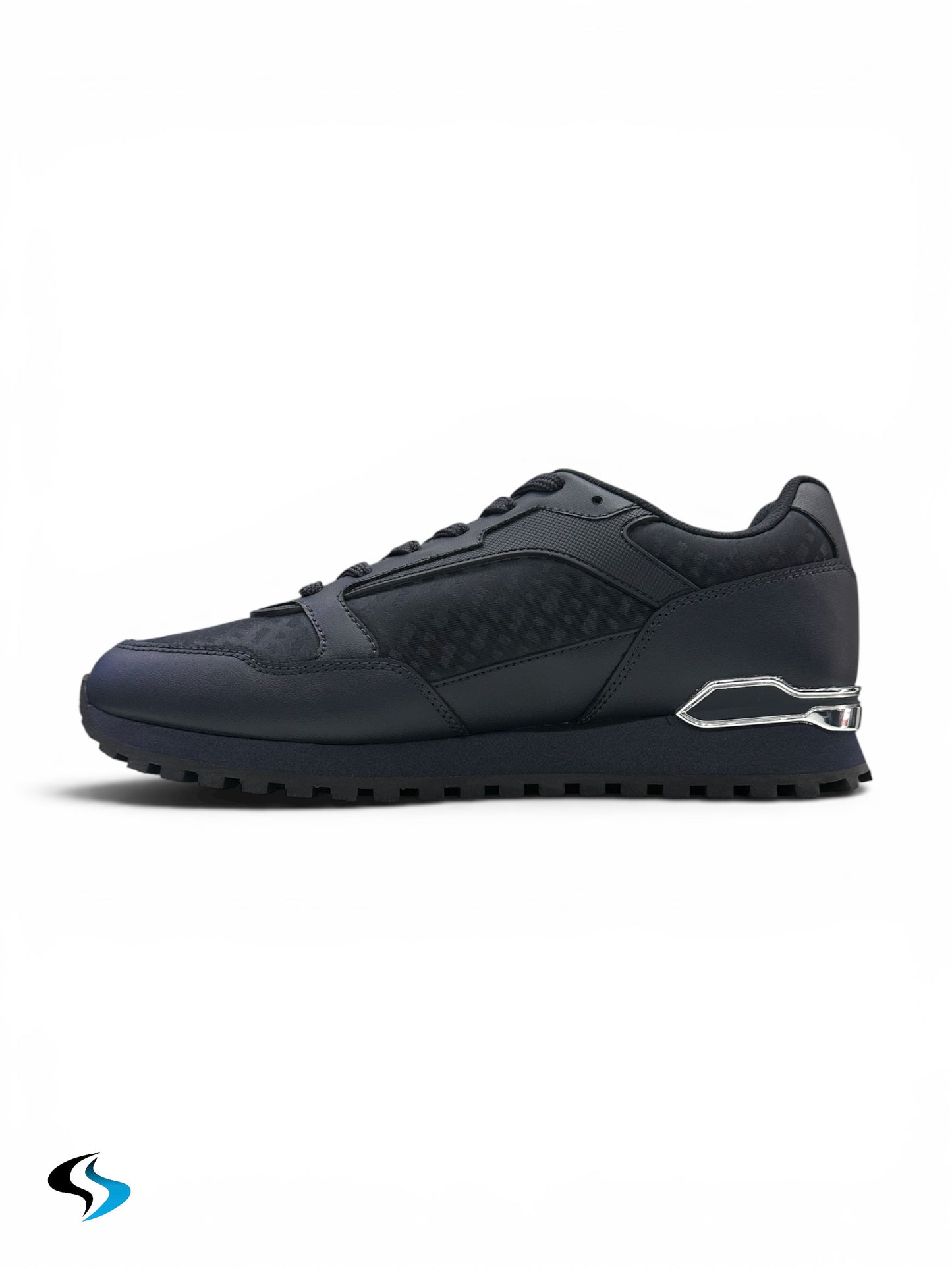 Tenis Boss Azul/Plateado