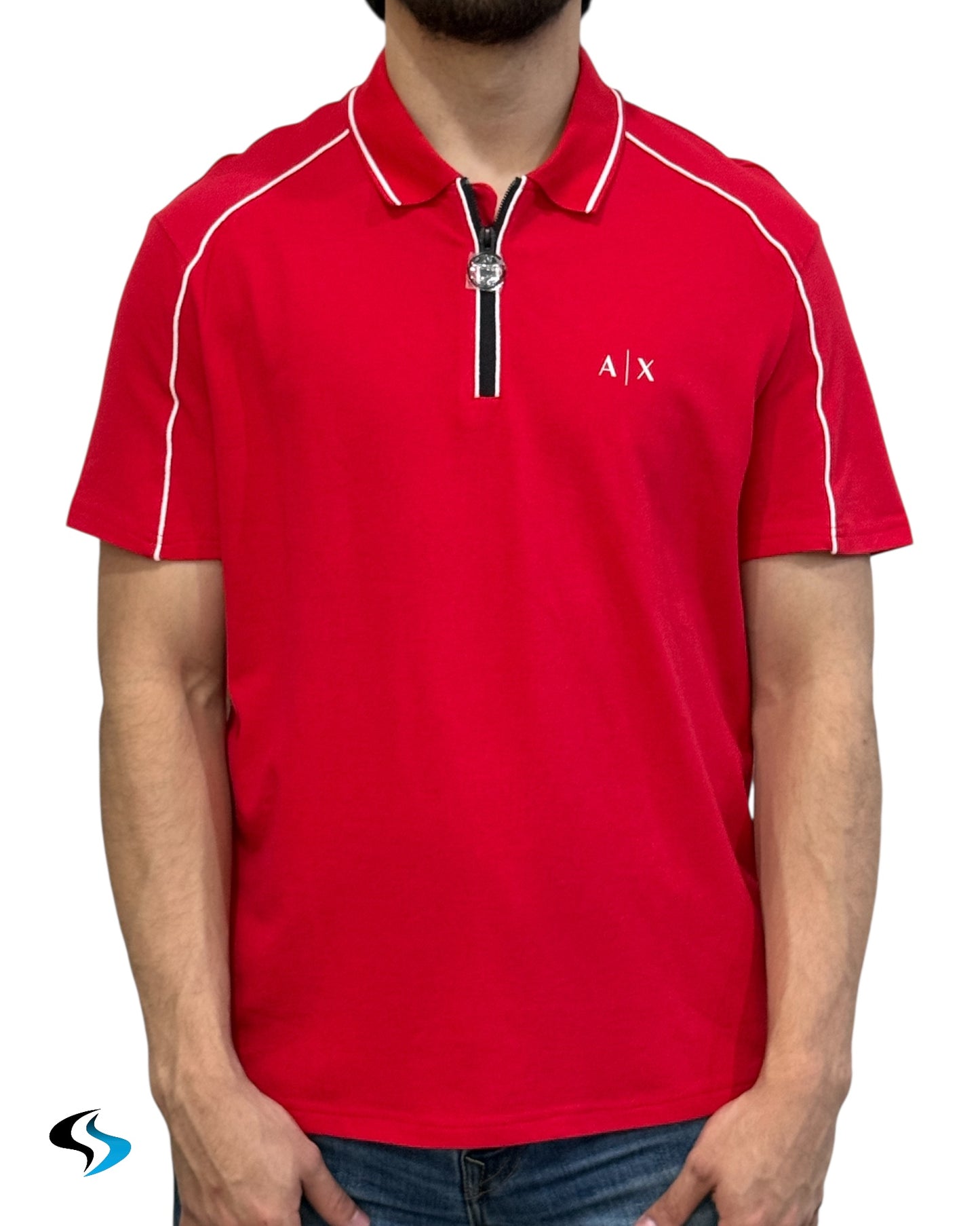 Armani Exchange Polo Roja