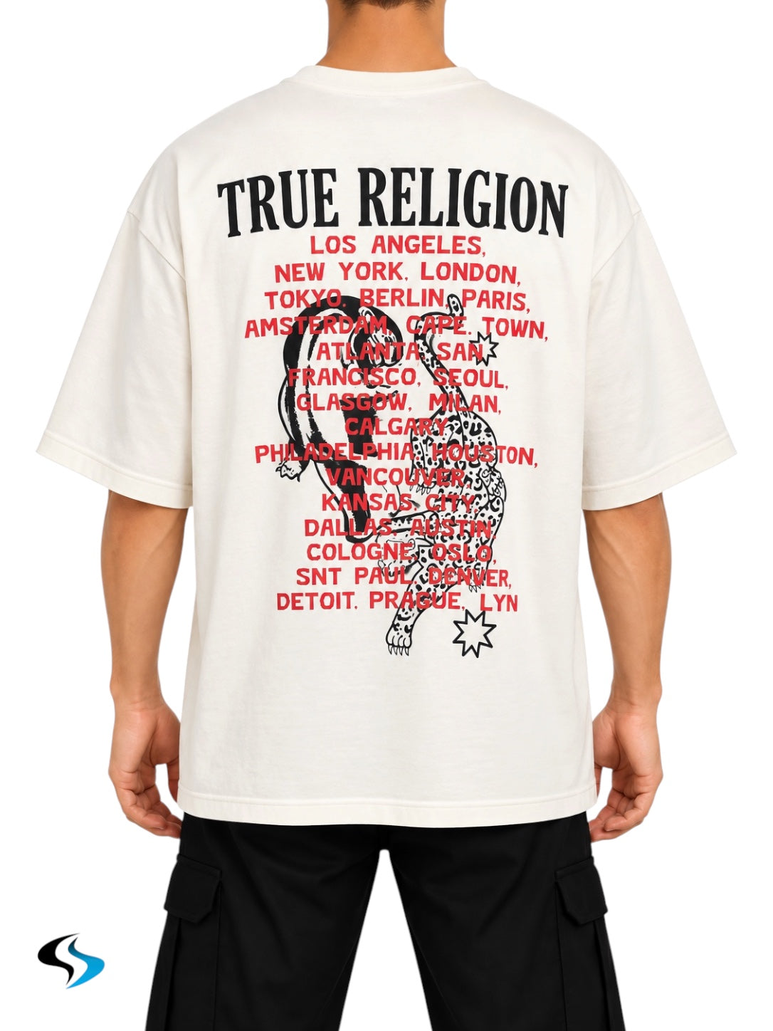 Playera True Religion Crew Panther Tee