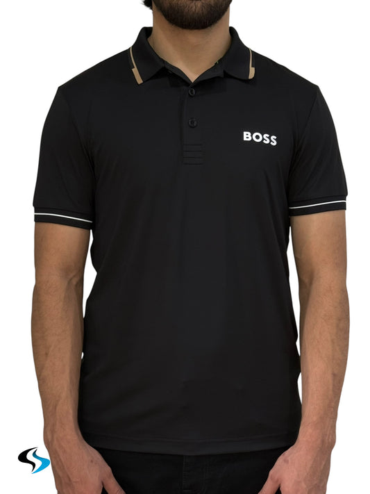 Playera Boss Negra Paul Pro TP