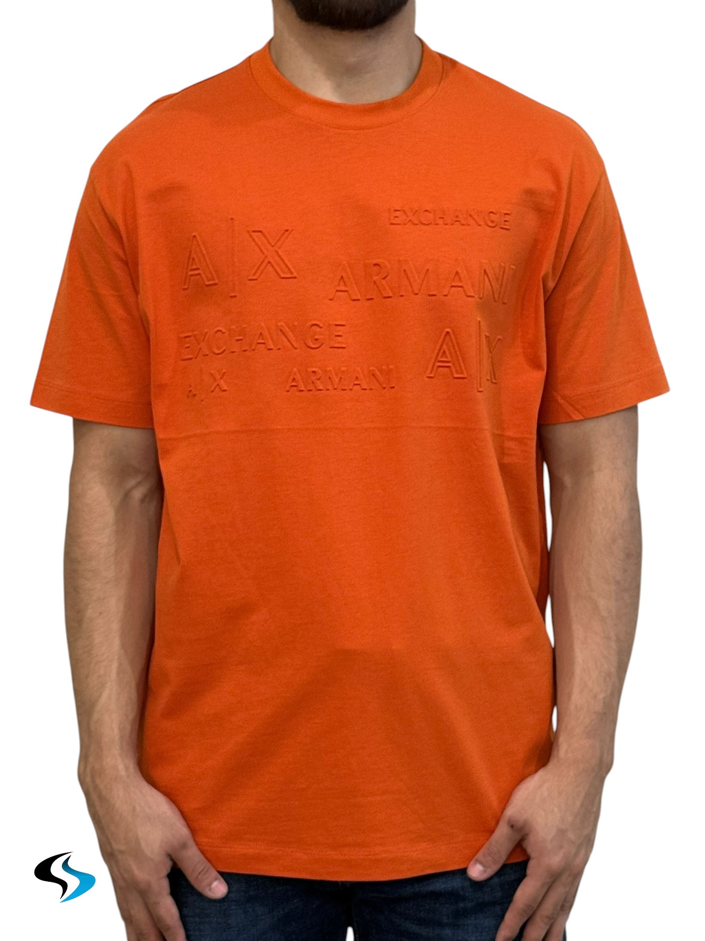 Playera Armani Exchange RD Naranja