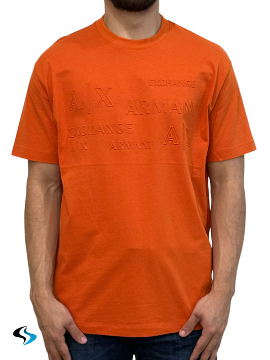 Playera Armani Exchange RD Naranja