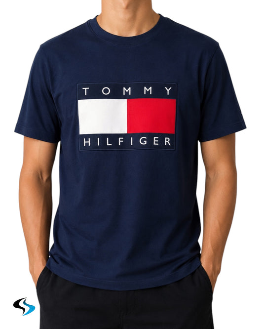 Playera Tommy Hilfiger RD Azul Marino