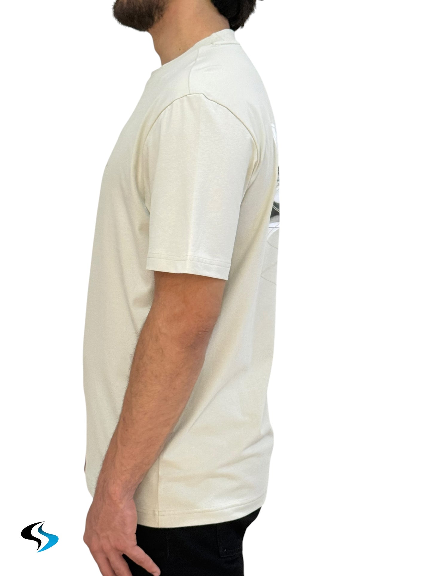 Playera Boss Network Photo Beige