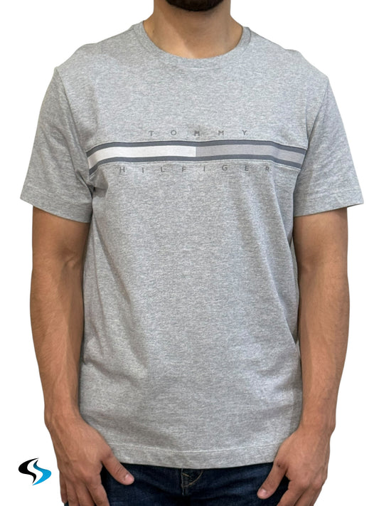 Playera Tommy Hilfiger RD Gris
