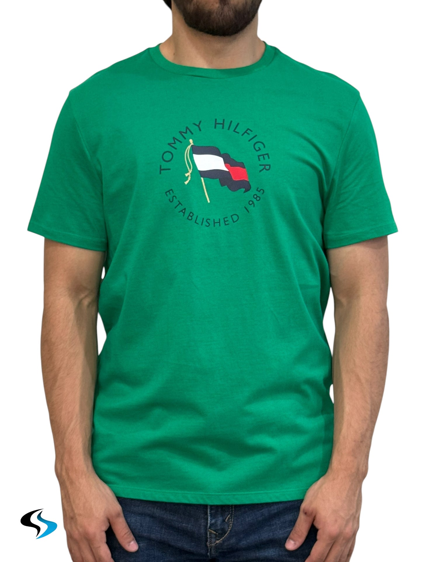 Playera Tommy Hilfiger RD Verde