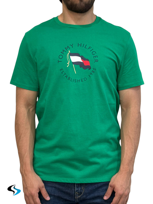 Playera Tommy Hilfiger RD Verde
