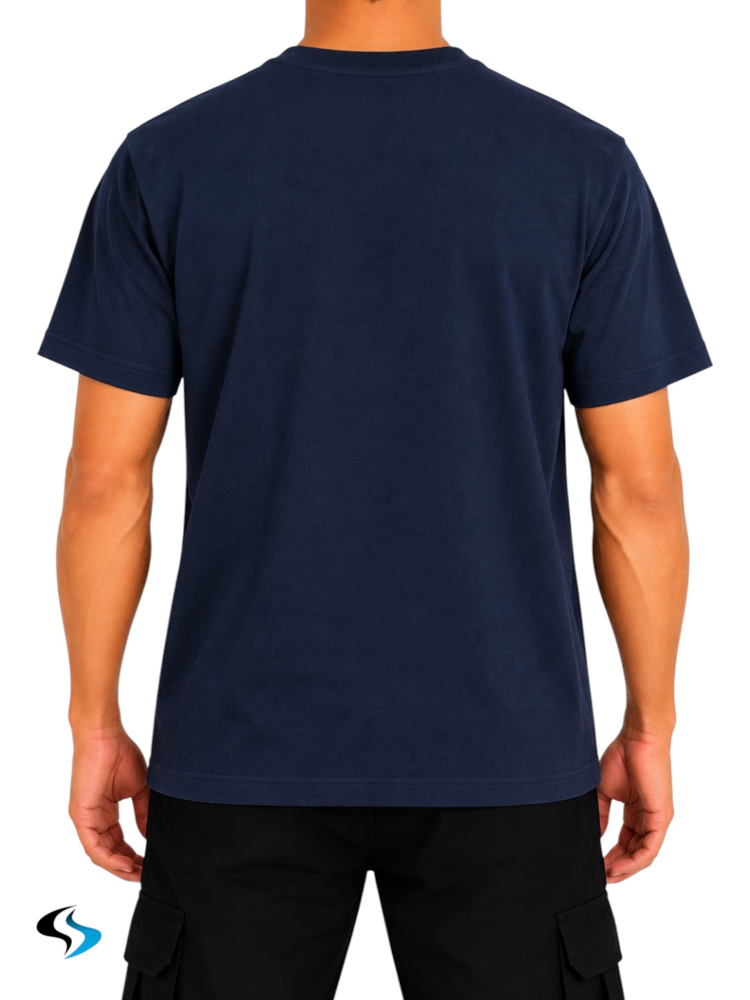 Playera Boss Te_logotexture Azul