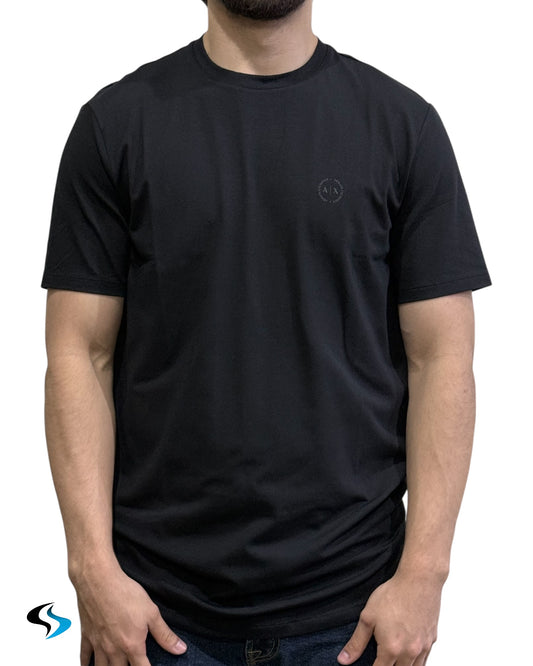 Playera Armani Exchange RD Negra