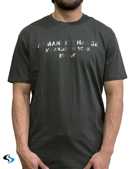 Playera Armani Exchange RD Verde