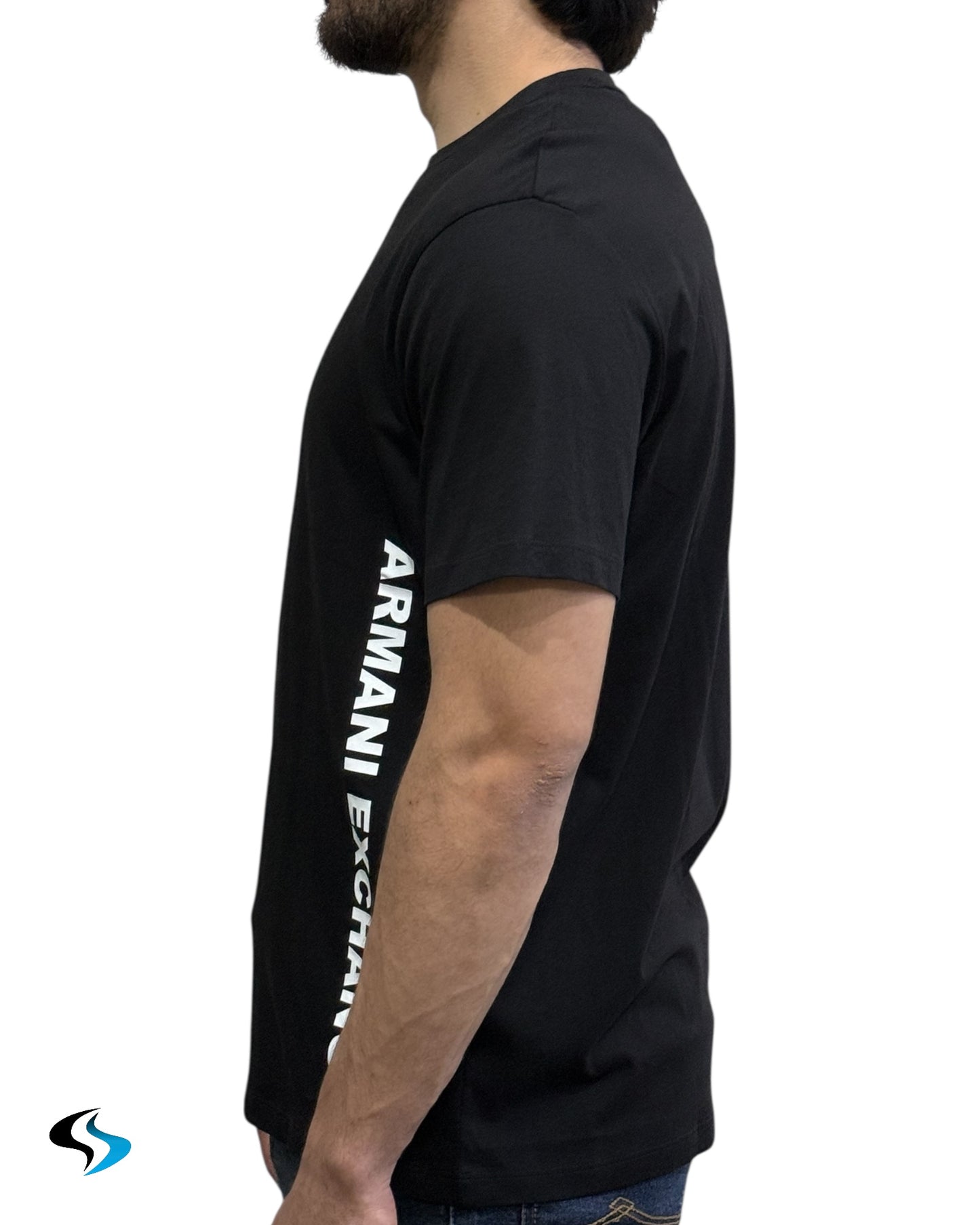 Playera Armani Exchange RD Negra