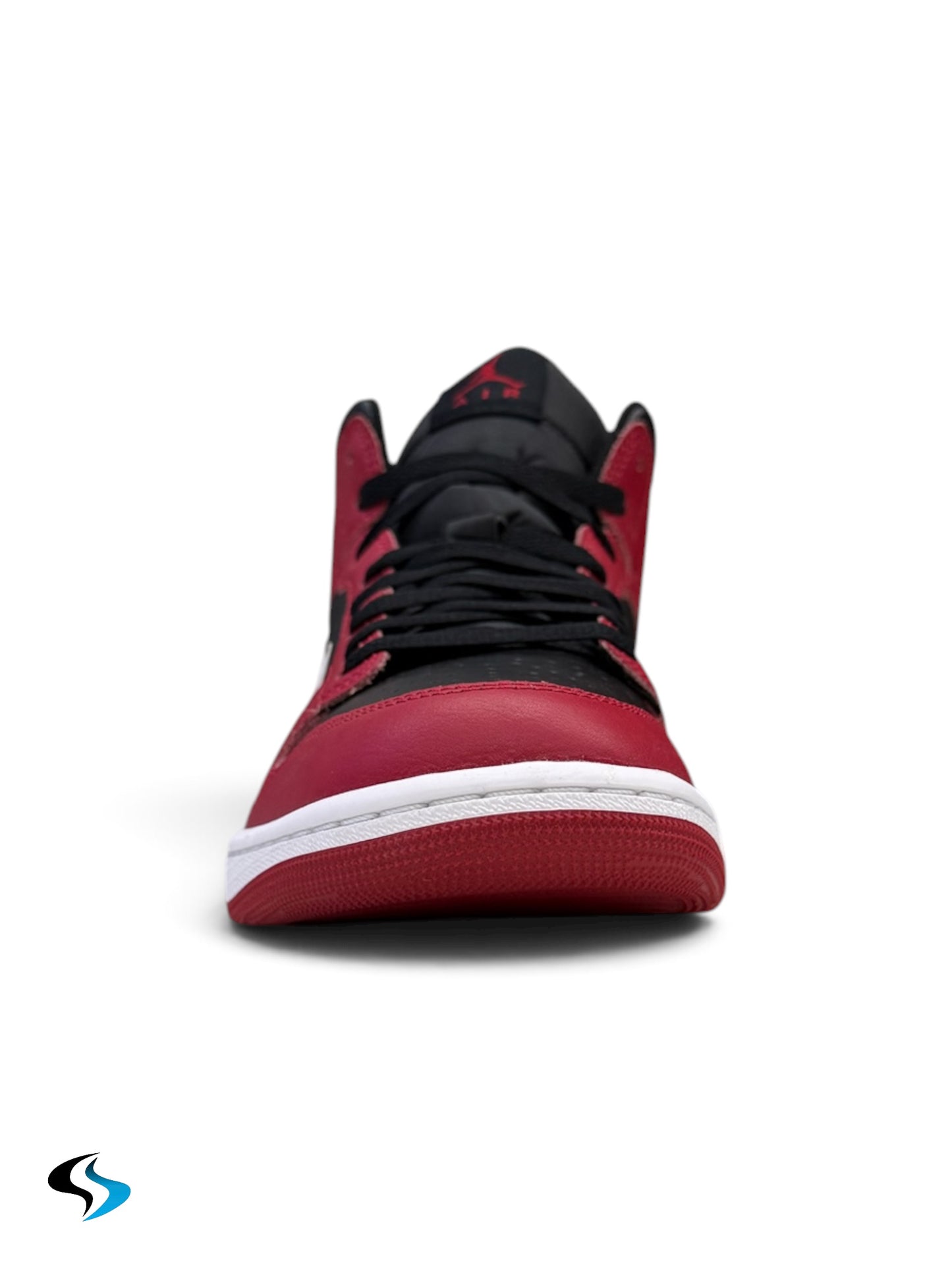 Tenis Air Jordan 1 Mid Red Black White