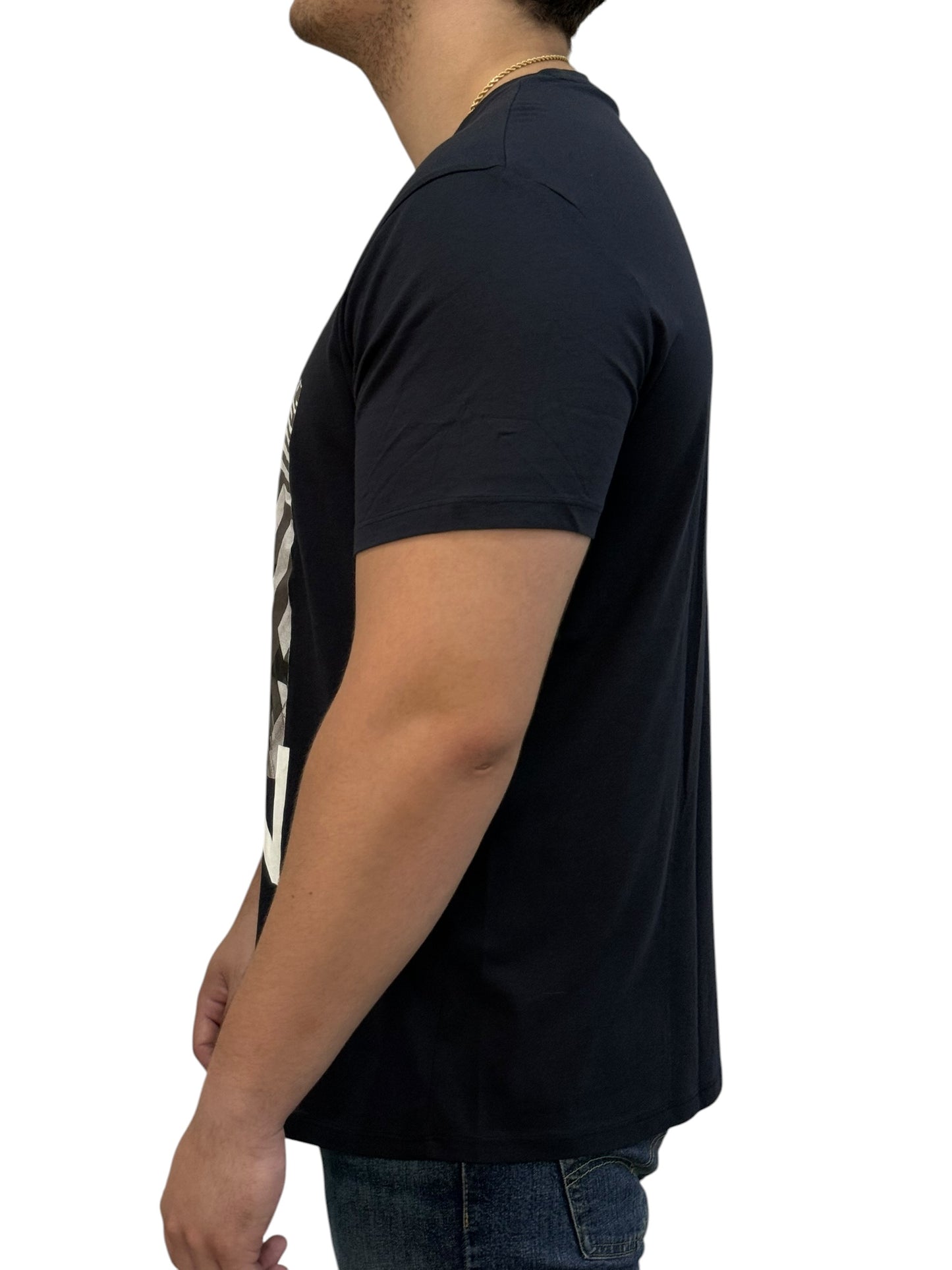 Playera Armani Exchange RD Azul Marino