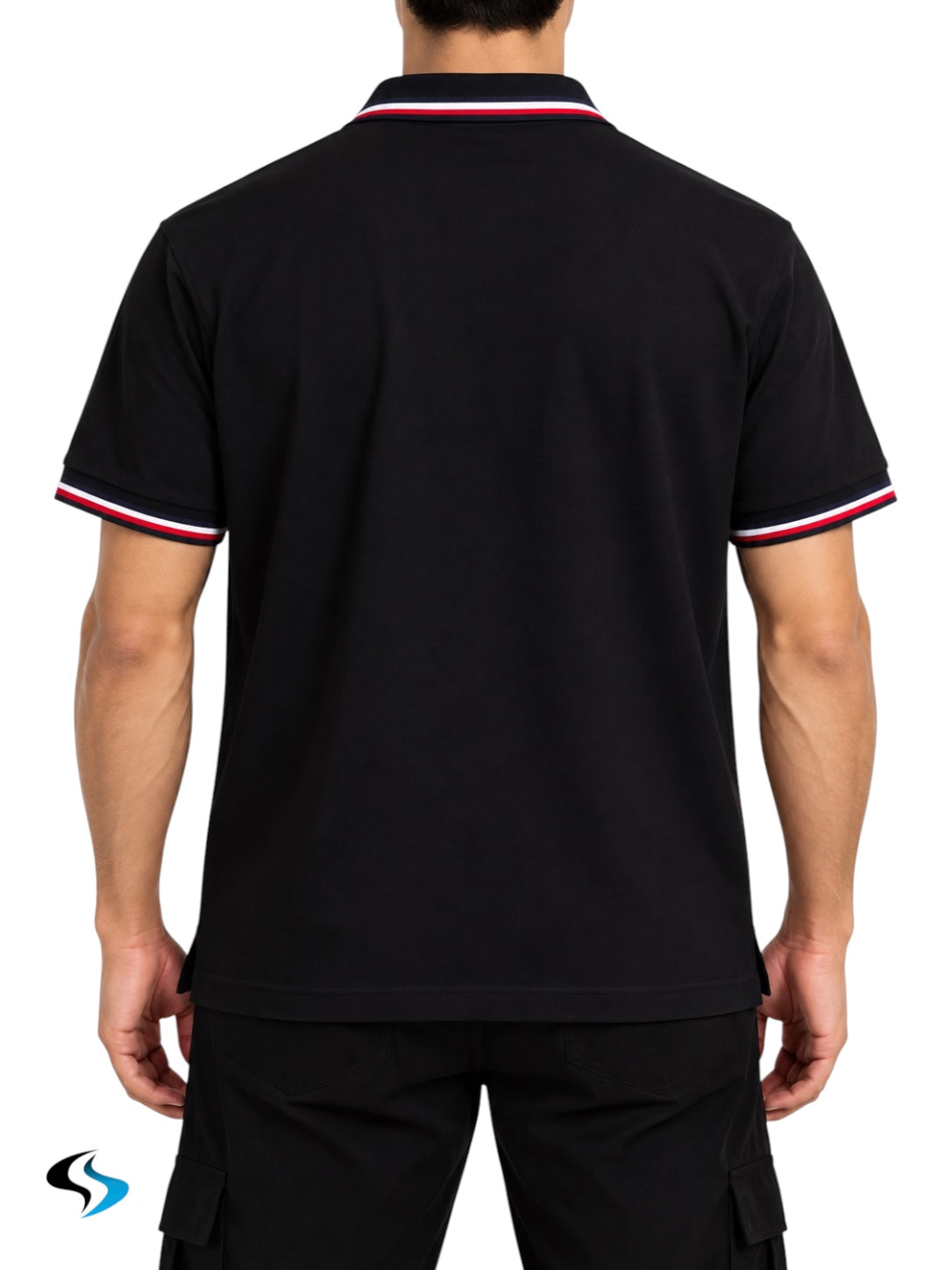 Playera Tommy Hilfiger TP Negra