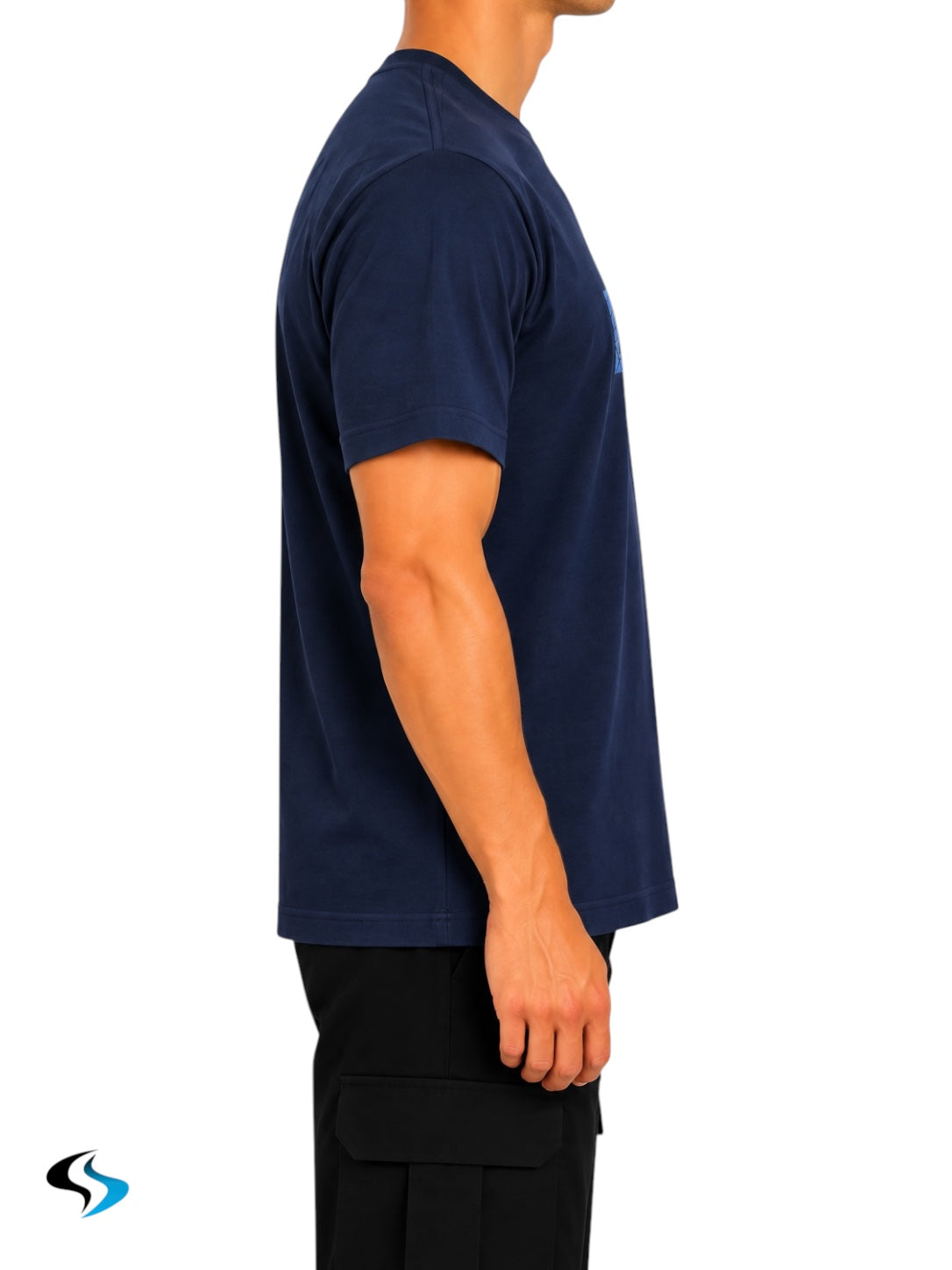 Playera Boss Te_logotexture Azul